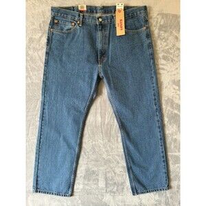 NWT Levi's 505 Men's 40x30 Regular Straight Fit Medium Wash Blue Denim Jeans